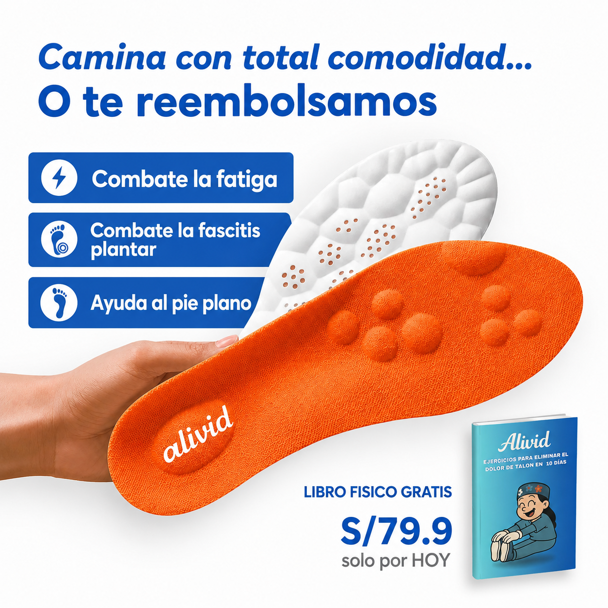 PLANTILLAS PARA LA FASCITIS PLANTAR Y DOLOR DE TALÓN
