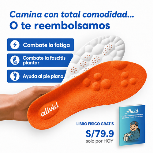 PLANTILLAS PARA LA FASCITIS PLANTAR Y DOLOR DE TALÓN